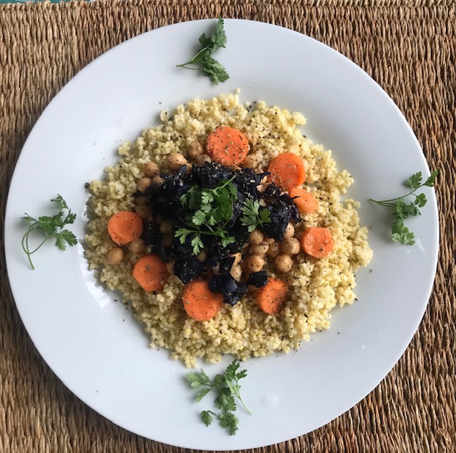 Couscous de millet vegan aux légumes d'hiver Homoecologicus