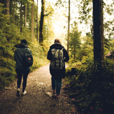 Marcher 50 minutes en forêt régule notre état émotionnel et diminue notre stress.